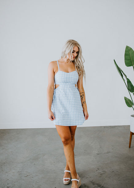 Cordelia Gingham Mini Dress