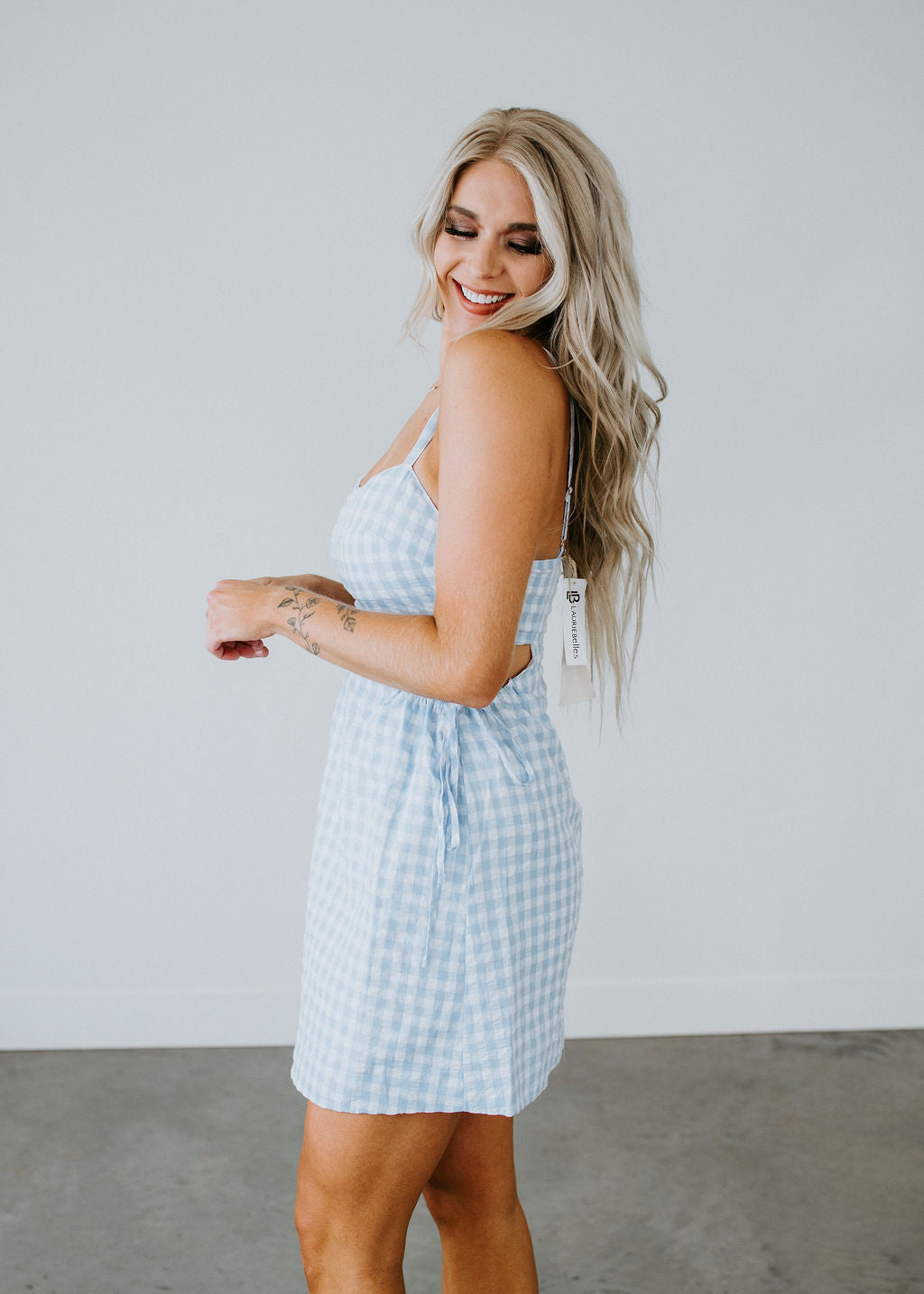 Cordelia Gingham Mini Dress