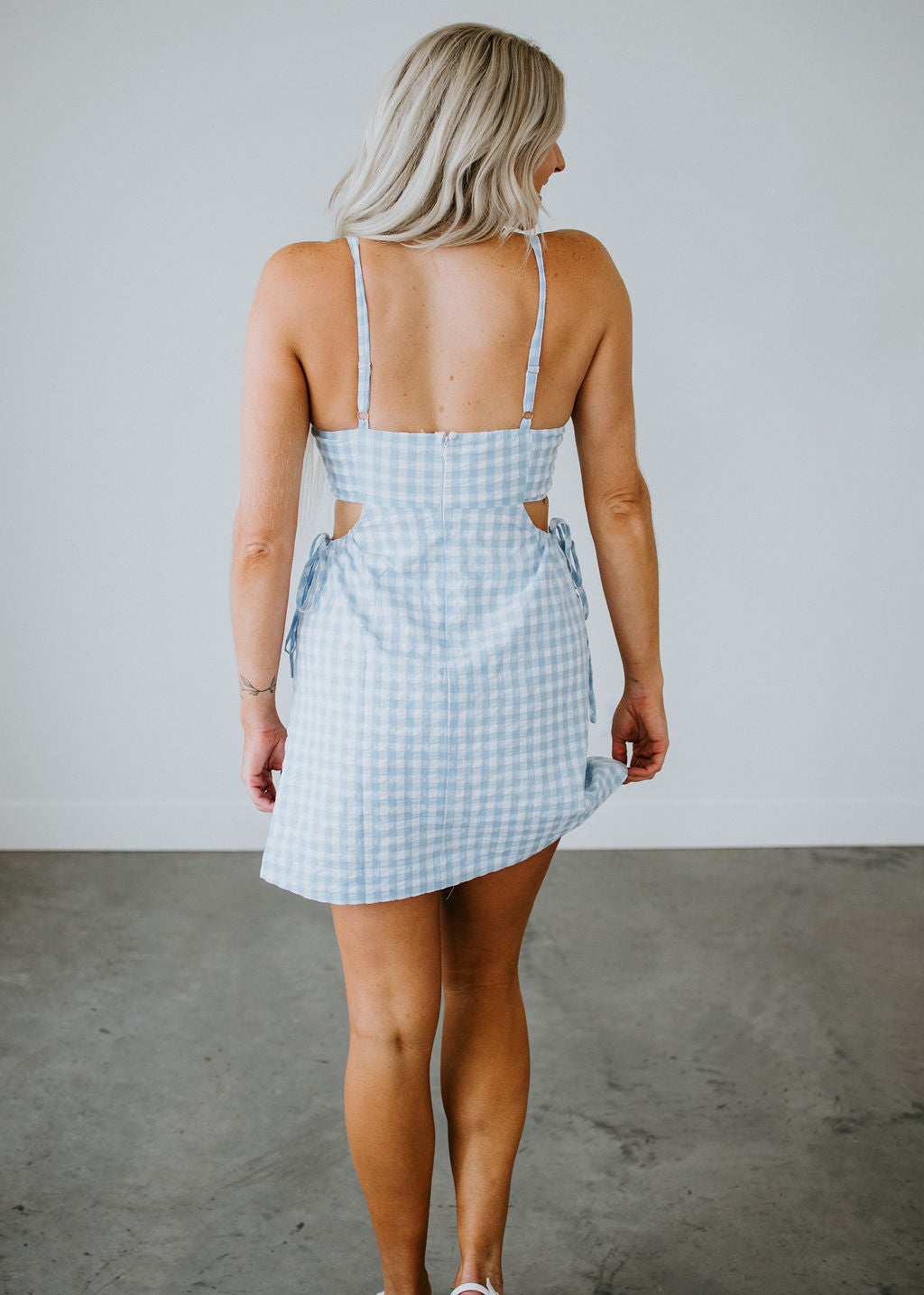 Cordelia Gingham Mini Dress