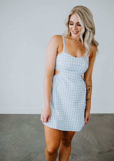 Cordelia Gingham Mini Dress