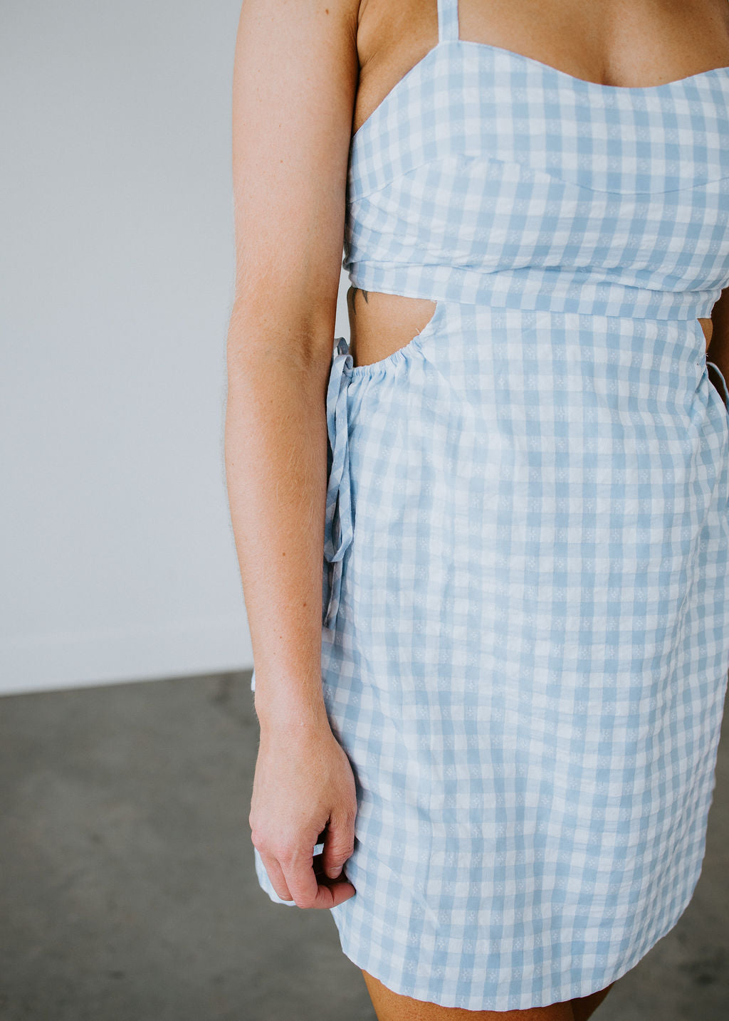 Cordelia Gingham Mini Dress