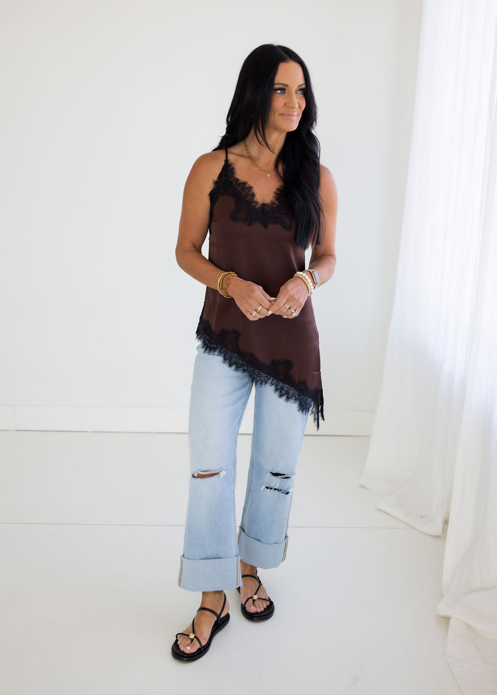 Grady Lace Trim Tank
