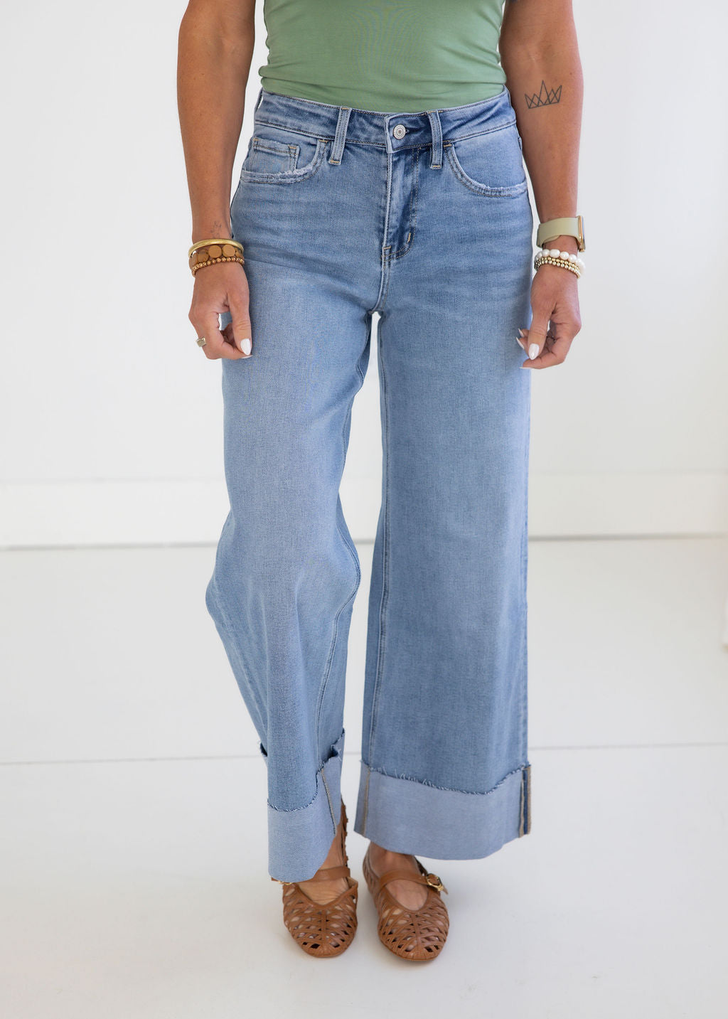 Gracen Lovervet Wide Leg Jean