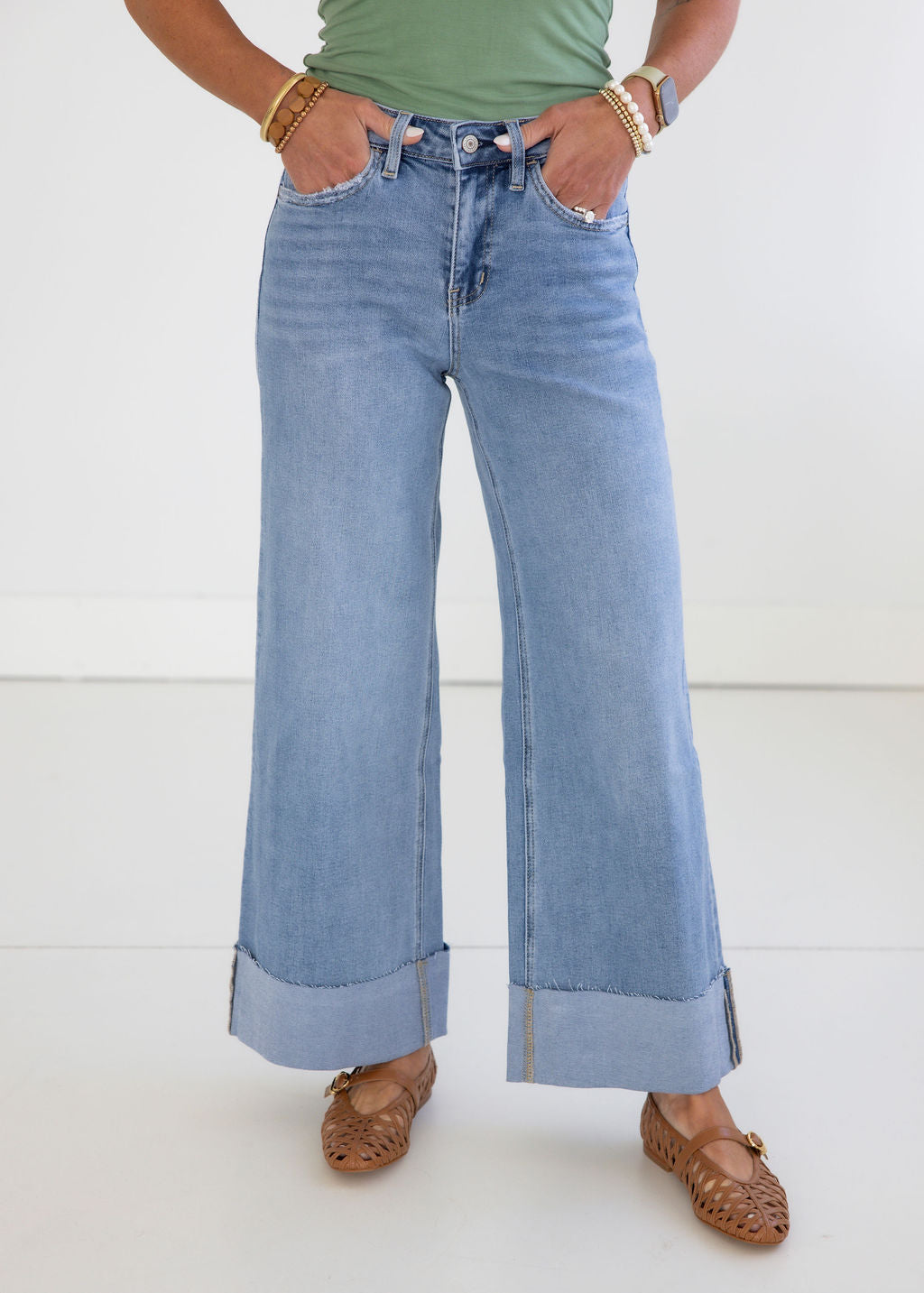 Gracen Lovervet Wide Leg Jean