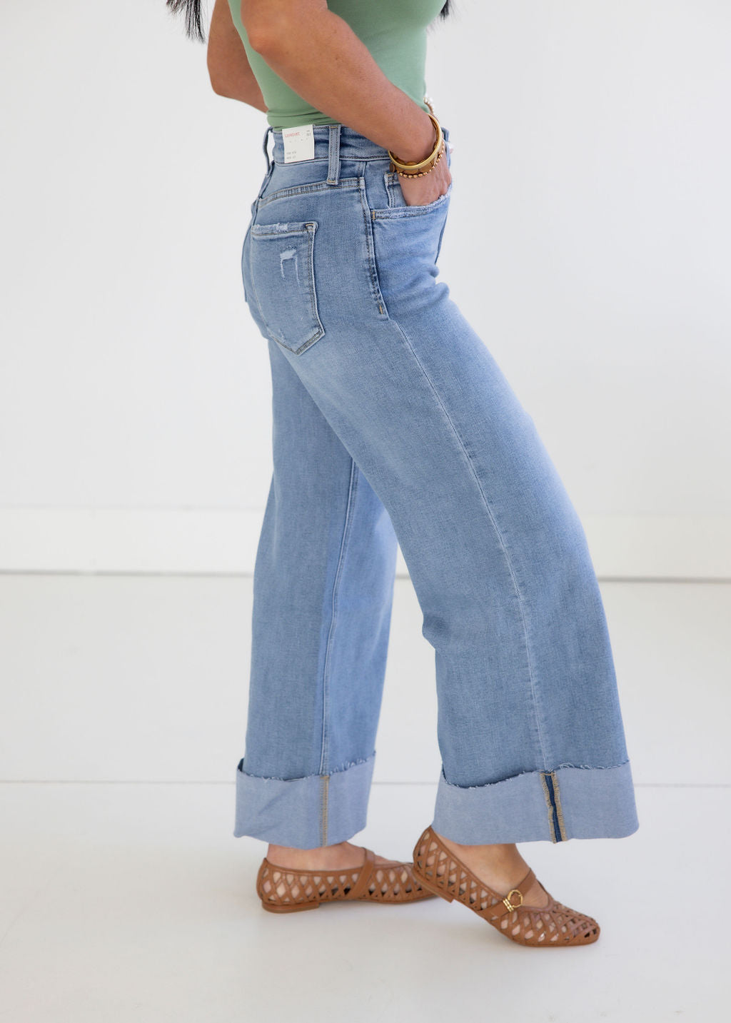 Gracen Lovervet Wide Leg Jean