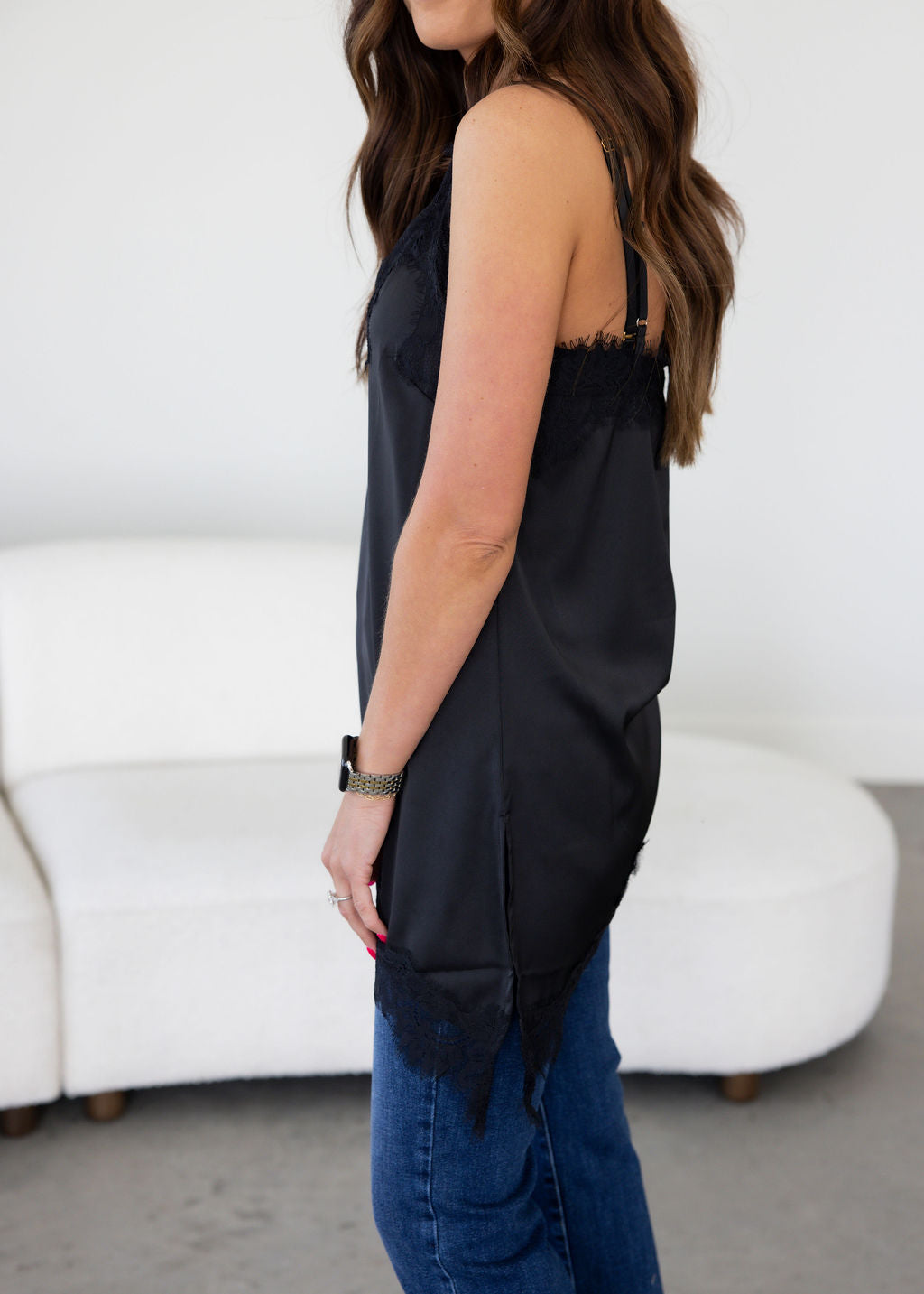 Grady Lace Trim Tank