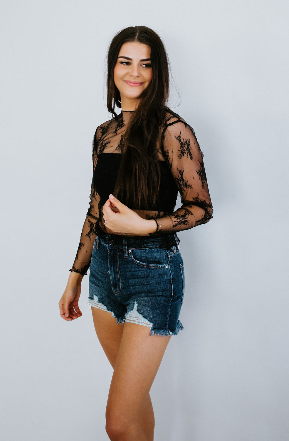 Hera Sheer Lace Top