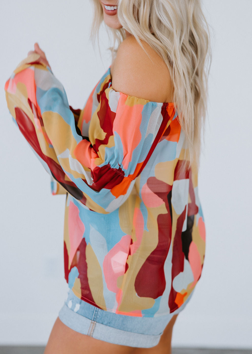 Deidra Printed Blouse