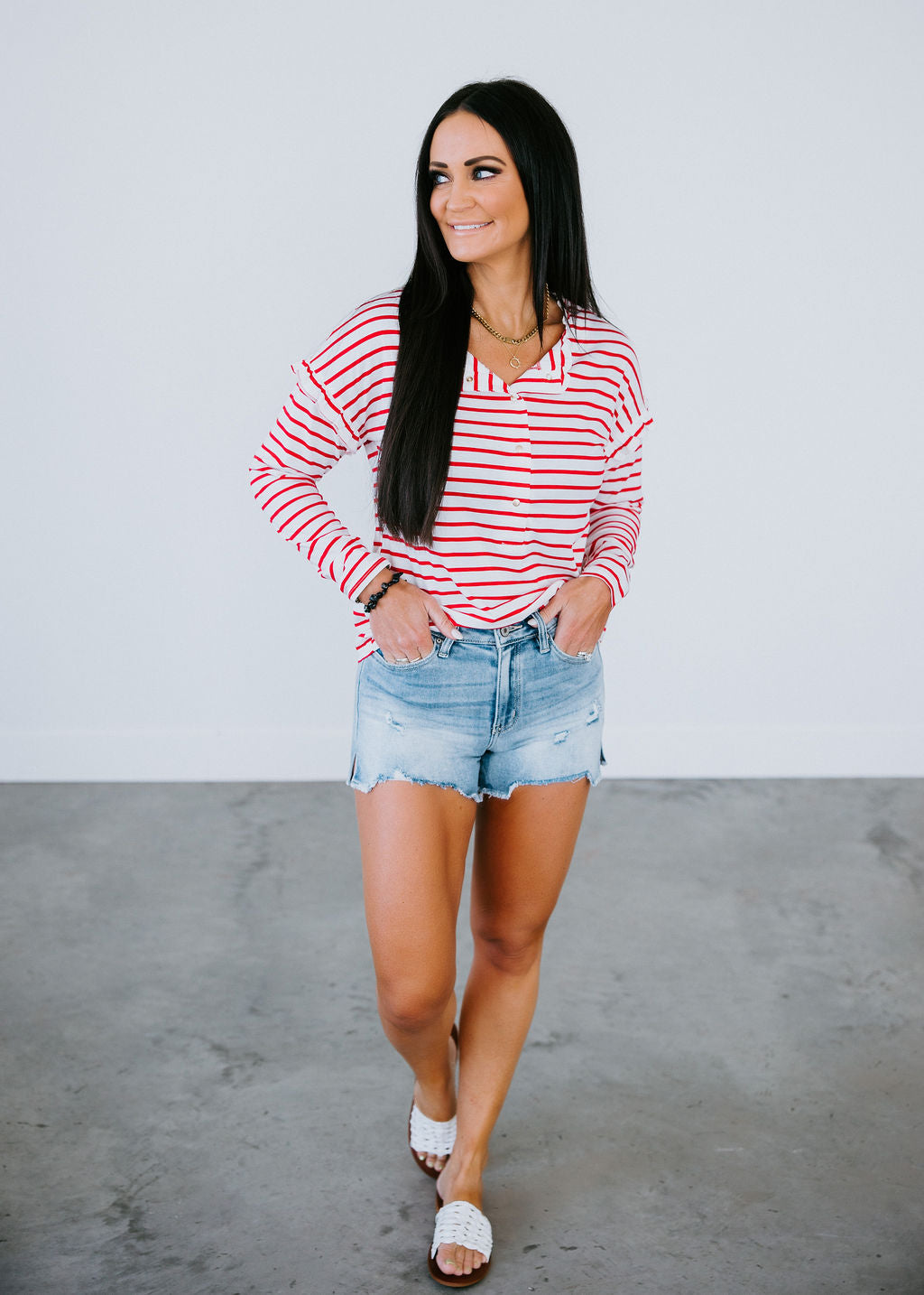 Addie Striped Top