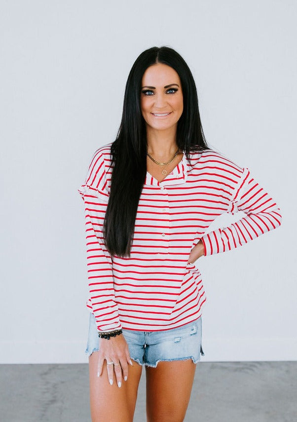 Addie Striped Top