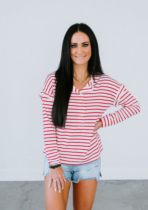 image of Addie Striped Top