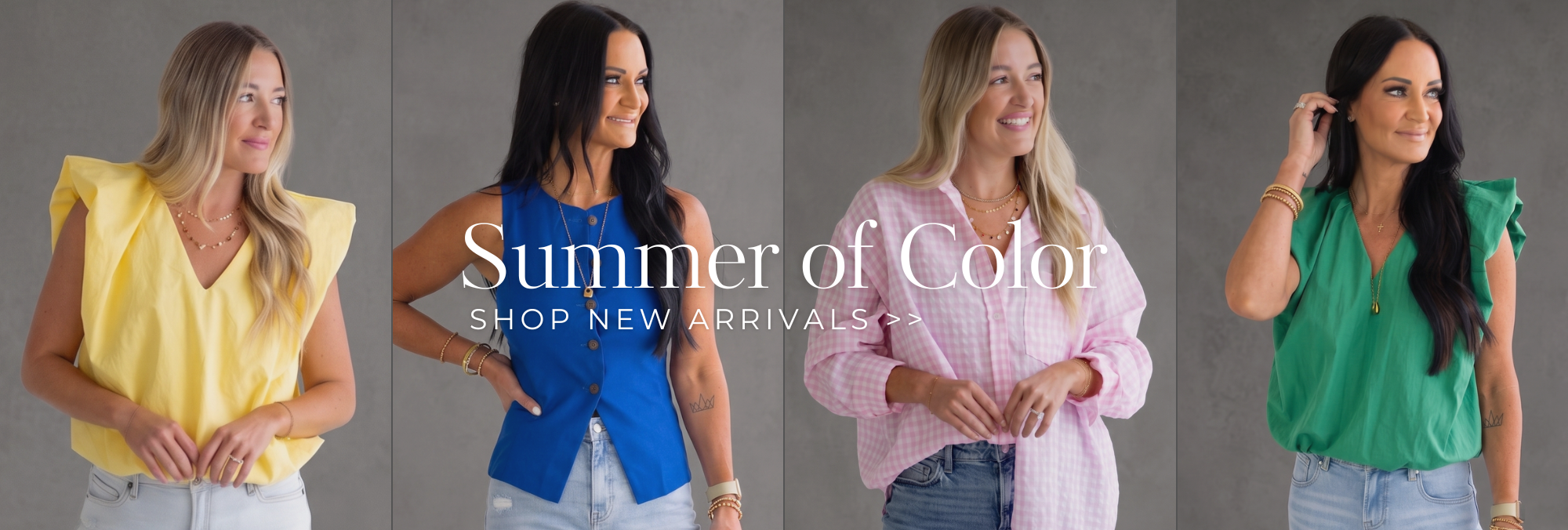 Summer of Color. Shop new arrivals.