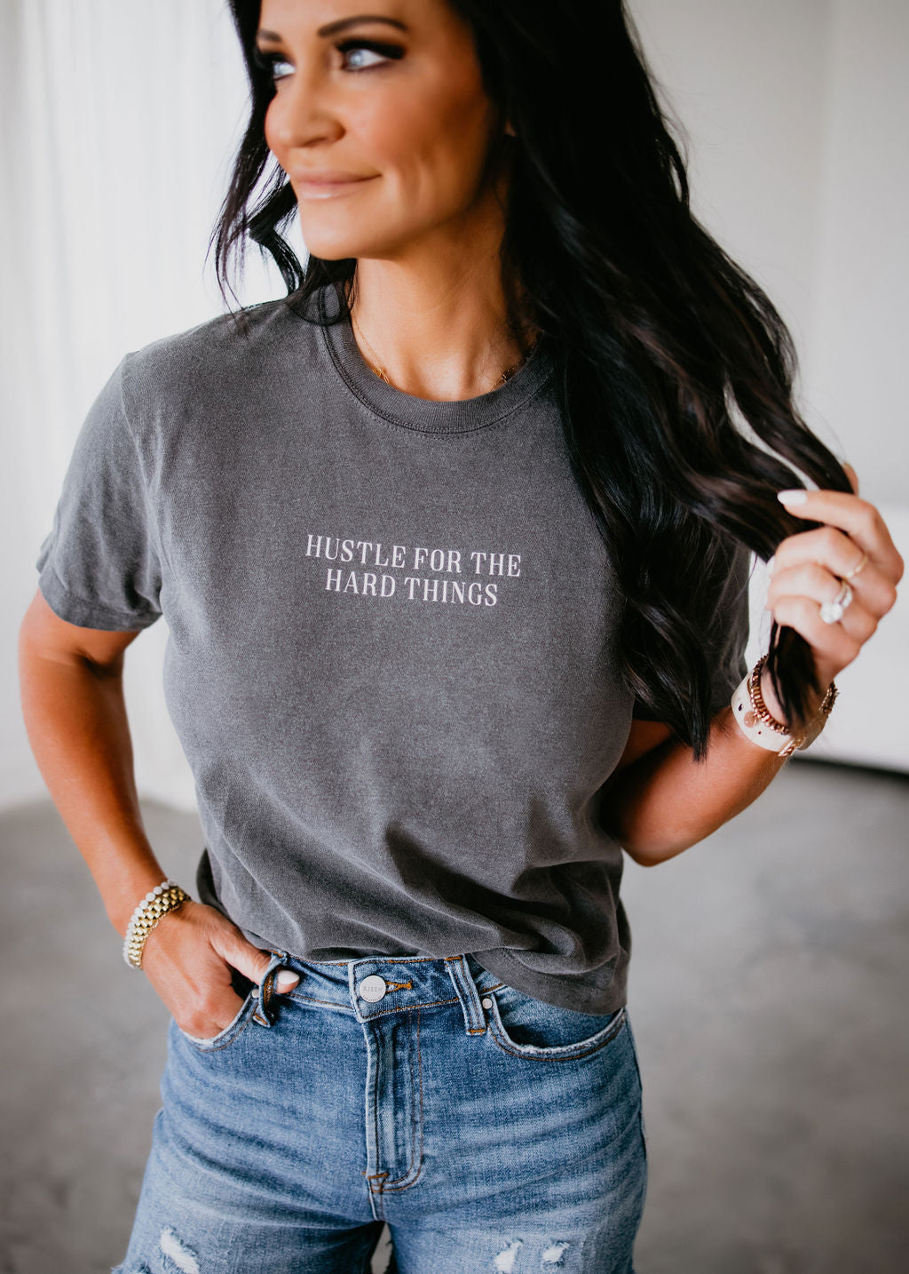 Hustle for the Hard Things Tee