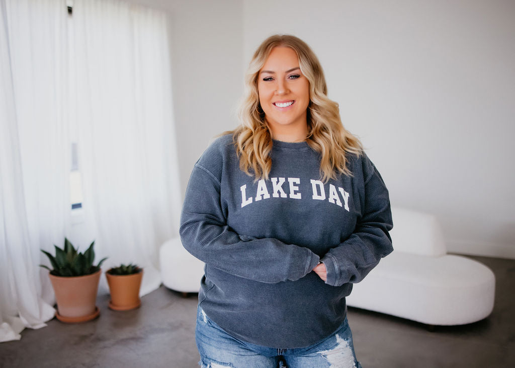 Lake Day Corded Pullover