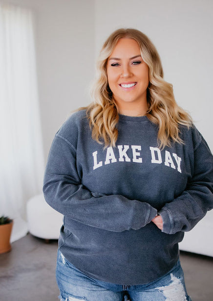 Lake Day Corded Pullover