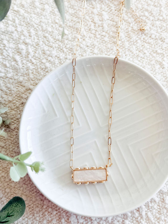 image of Crystal Pendant Necklace