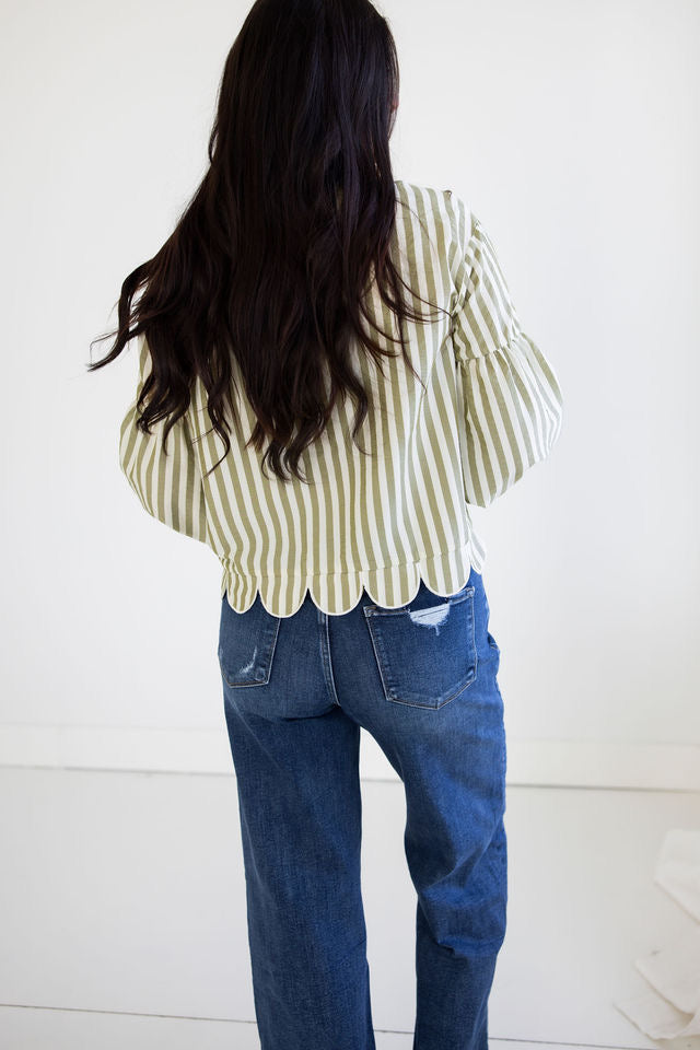 Reeves Striped Blouse