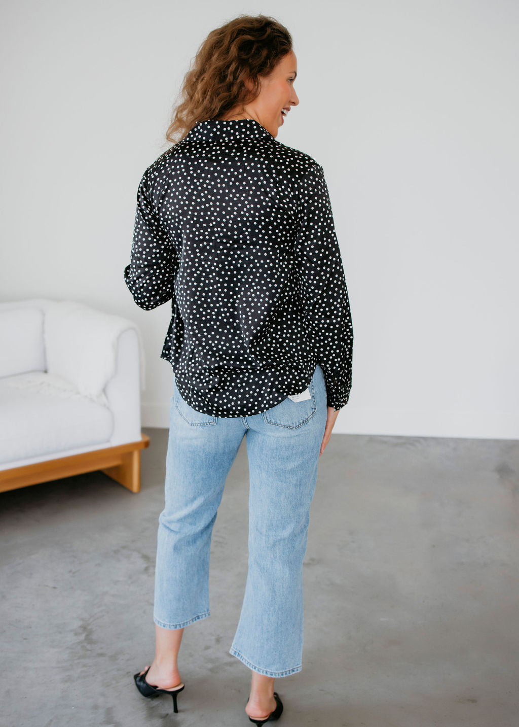 Donnie Polka Dot Blouse