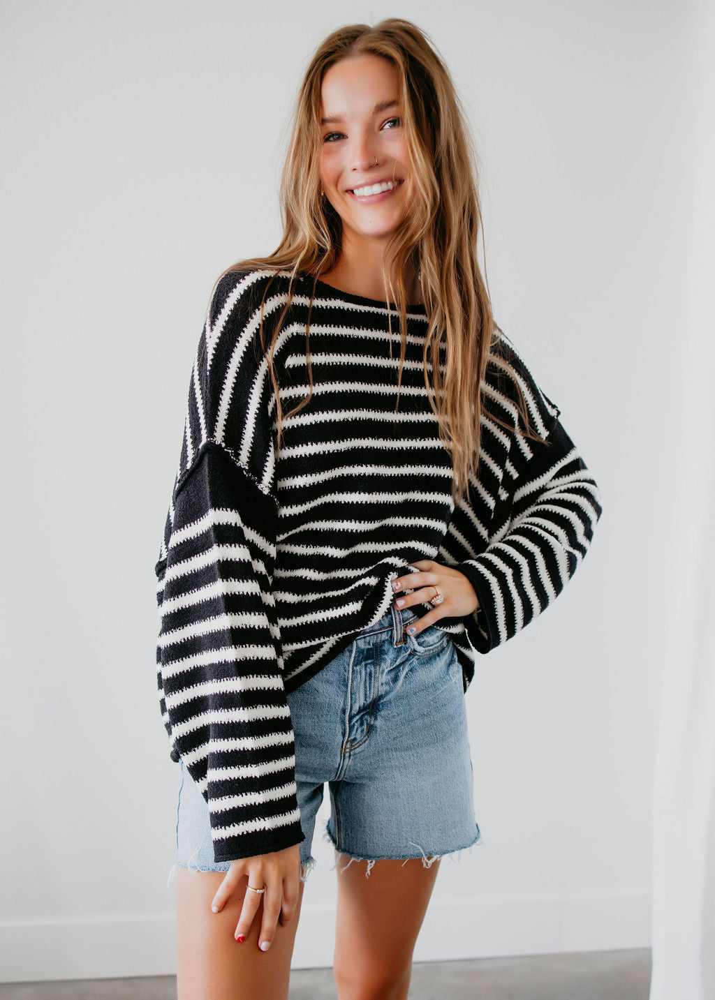 Maylin Oversize Stripe Sweater