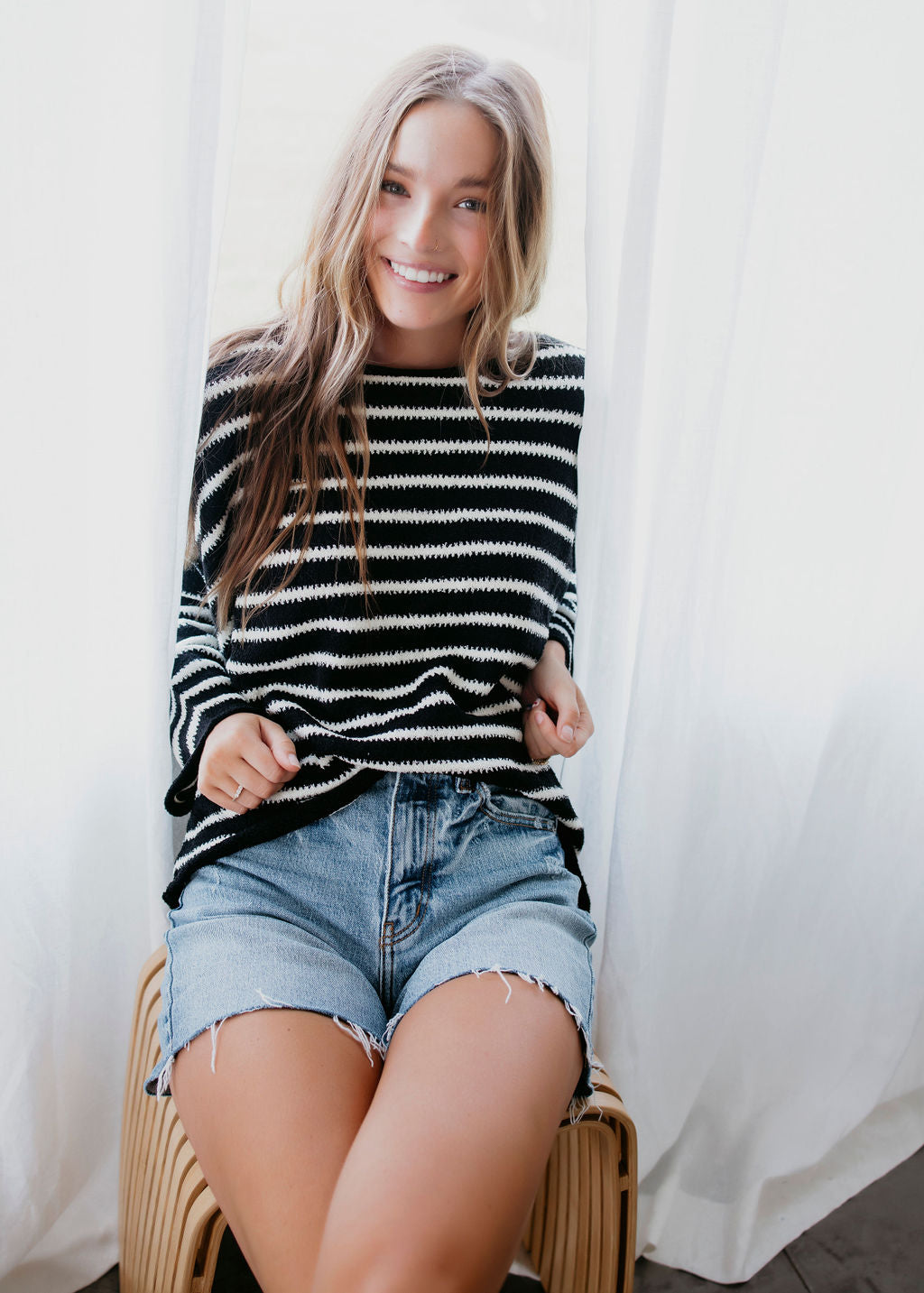 Maylin Oversize Stripe Sweater