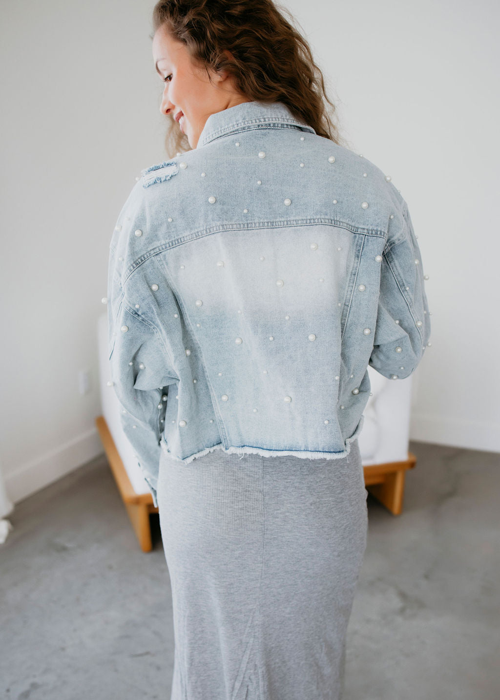 Colette Pearl Denim Jacket