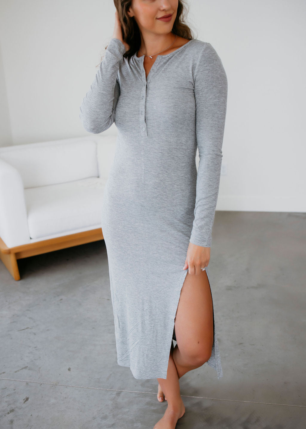 Vaeda Henley Maxi Dress