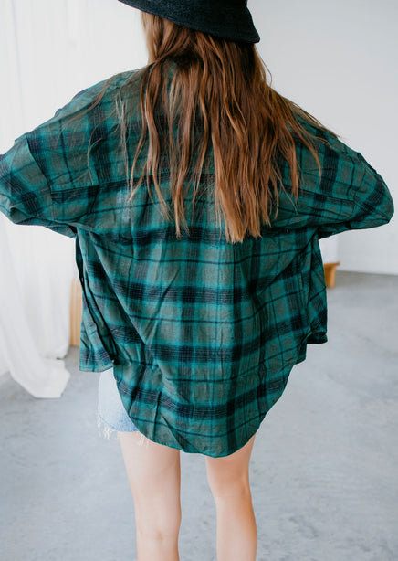 Josey Plaid Top