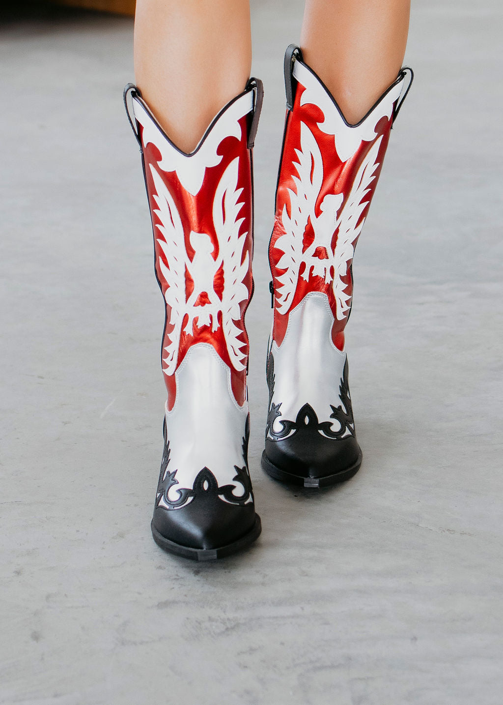 Idaly Western Midi Boots