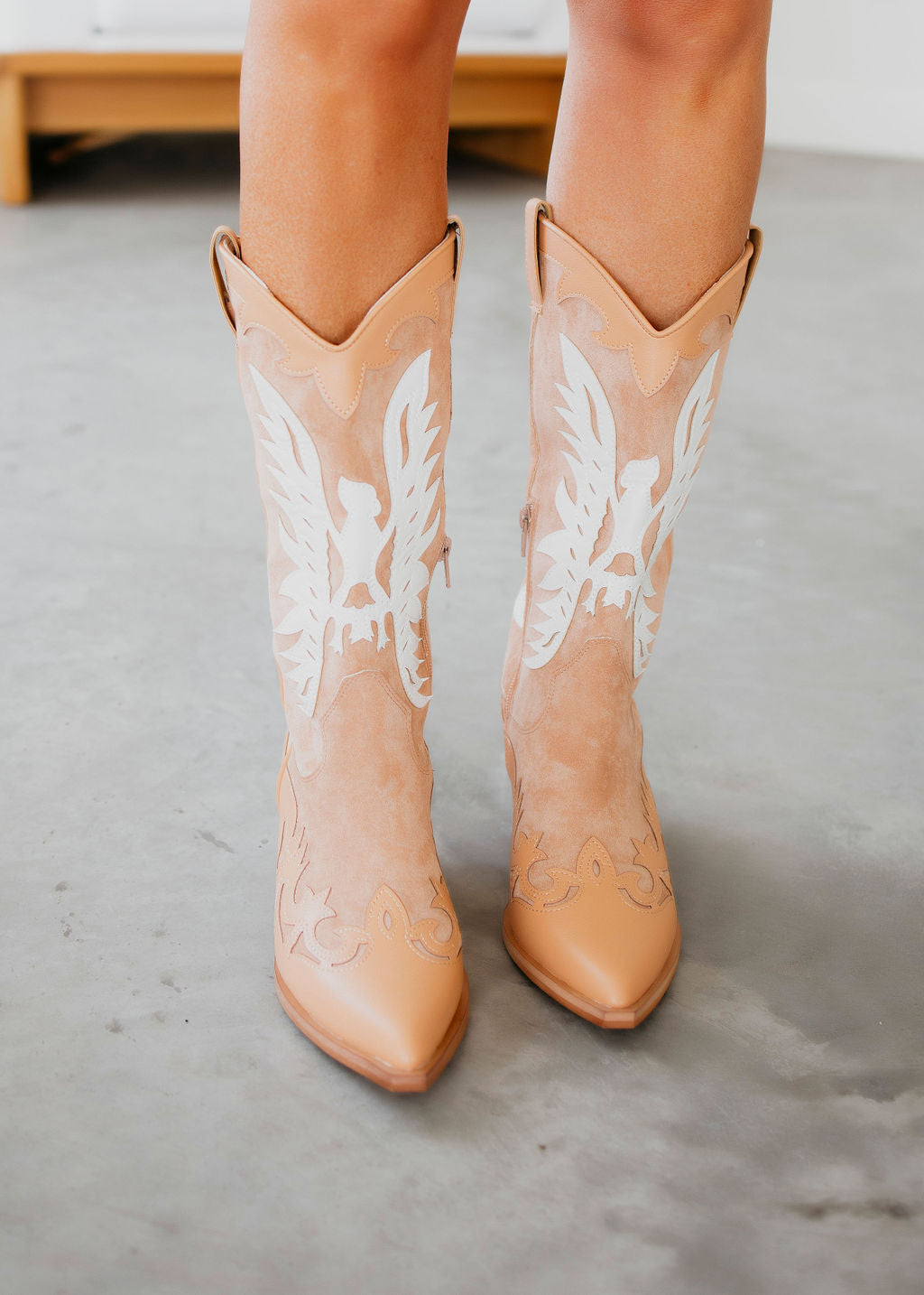 Idaly Western Midi Boots