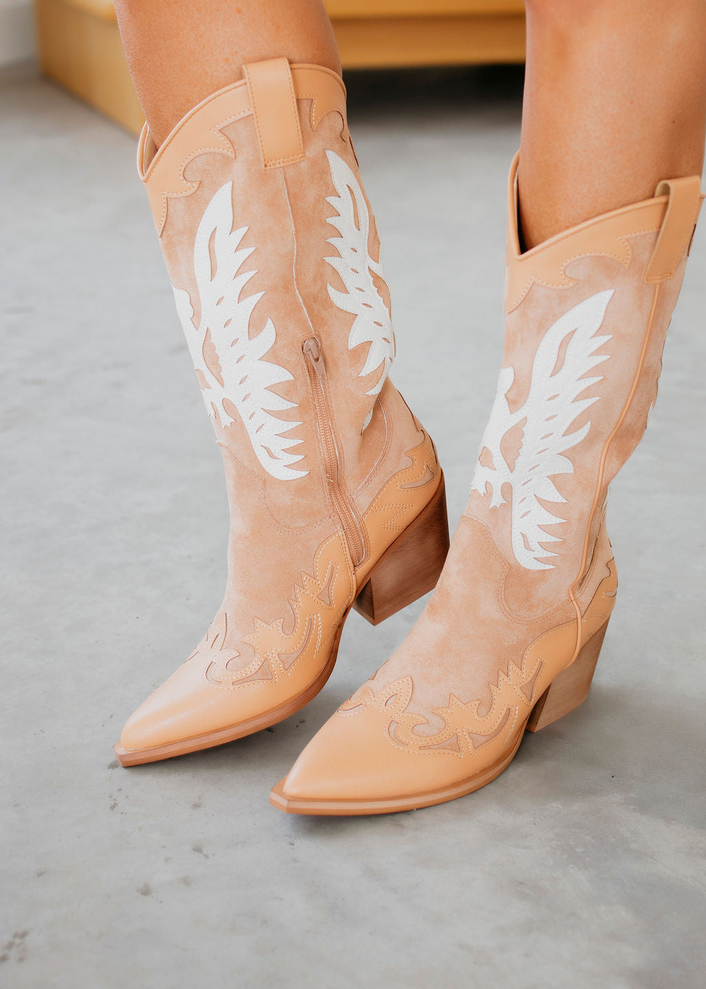 Idaly Western Midi Boots