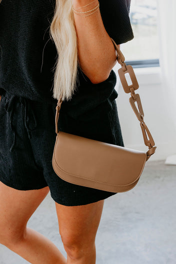 Inez Faux Leather Shoulder Bag