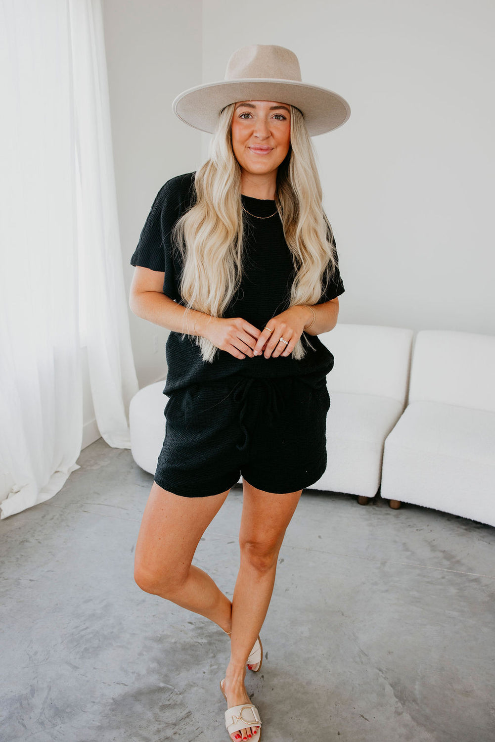 Beck Textured Short Set