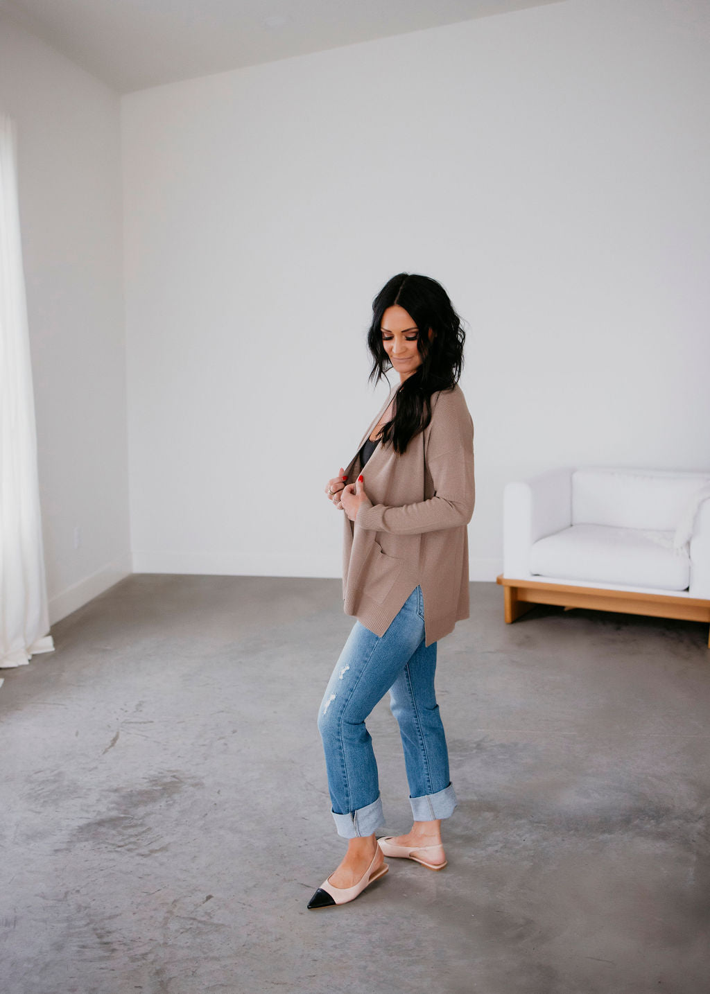 Tierny Open Front Cardigan