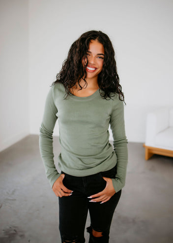 Kyra Long Sleeve Top by Lily & Lottie