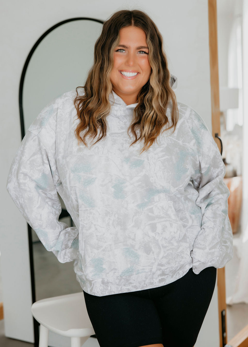 Faded Camo Hoodie by Lily & Lottie