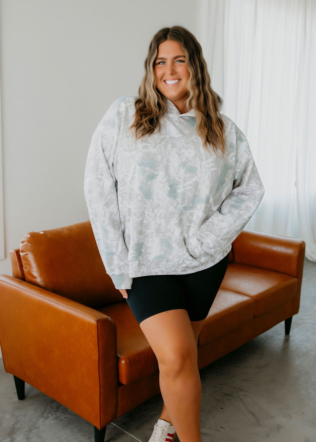 Faded Camo Hoodie by Lily & Lottie