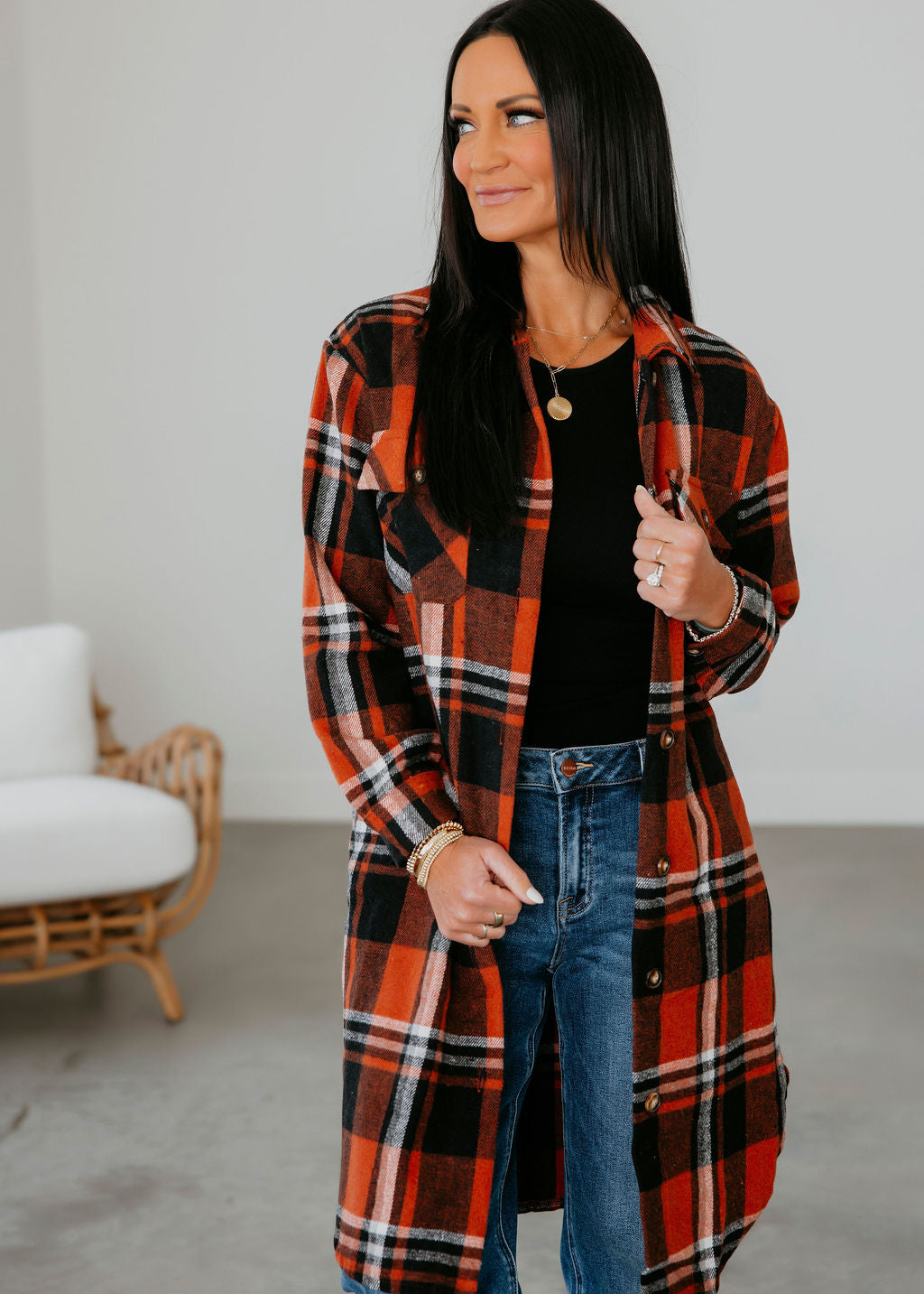 Karie Plaid Shacket