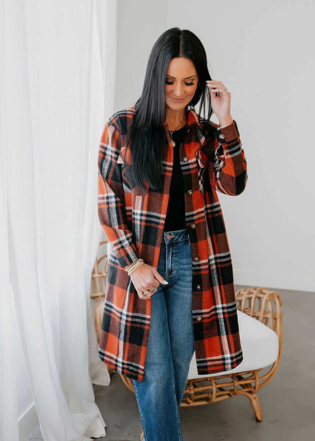 Karie Plaid Shacket