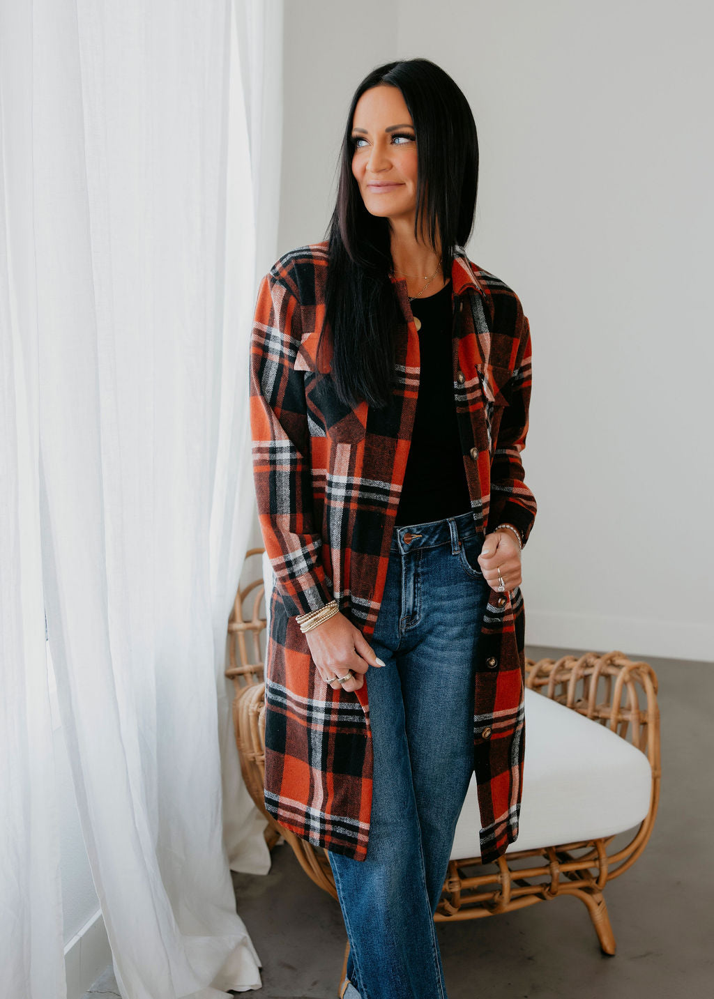 Karie Plaid Shacket