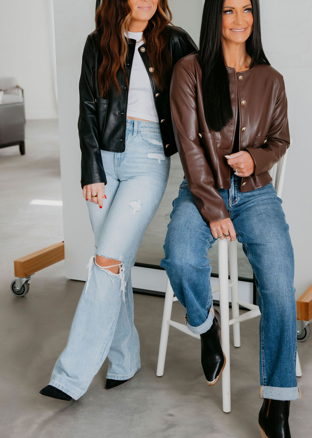 Cayli Faux Leather Jacket