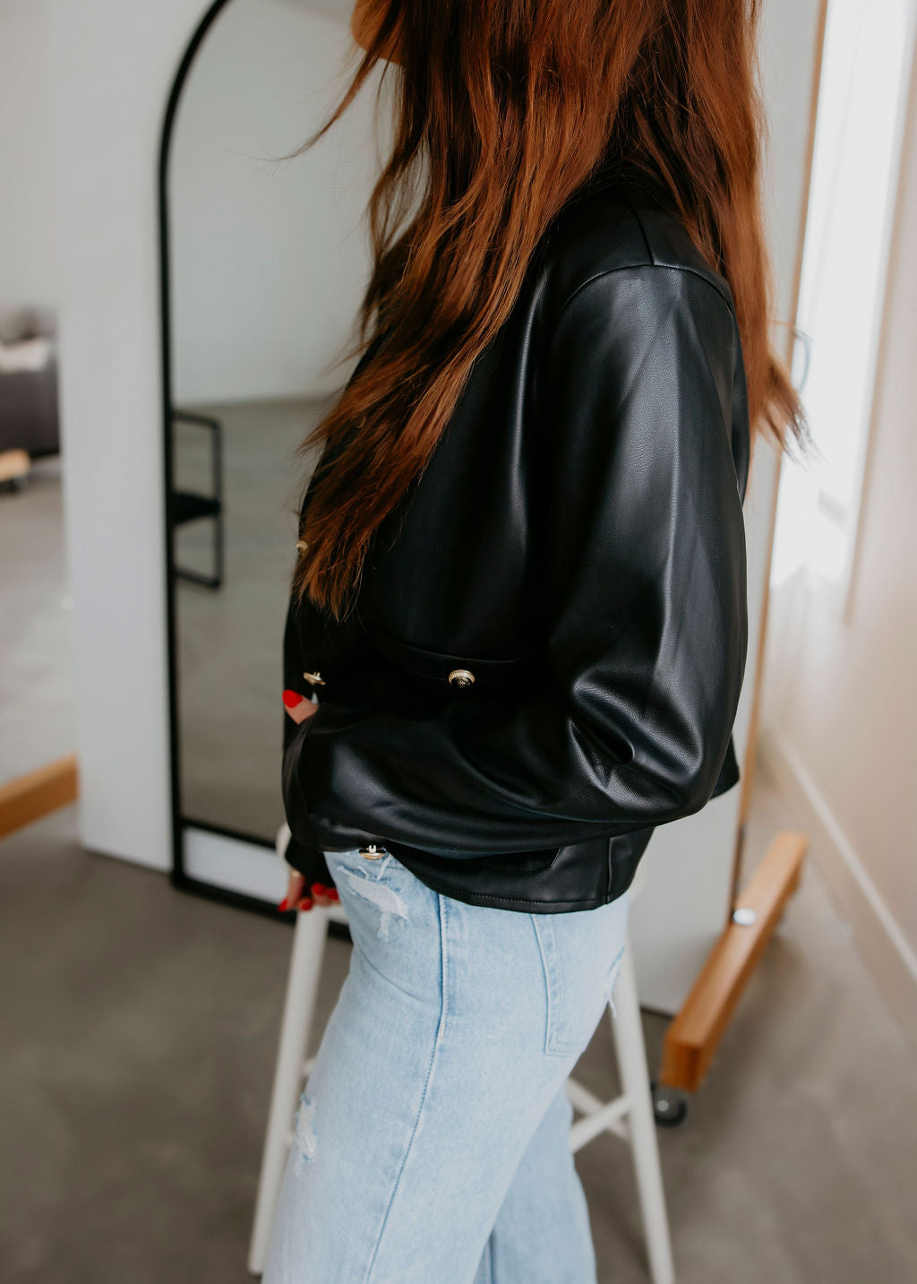 Cayli Faux Leather Jacket