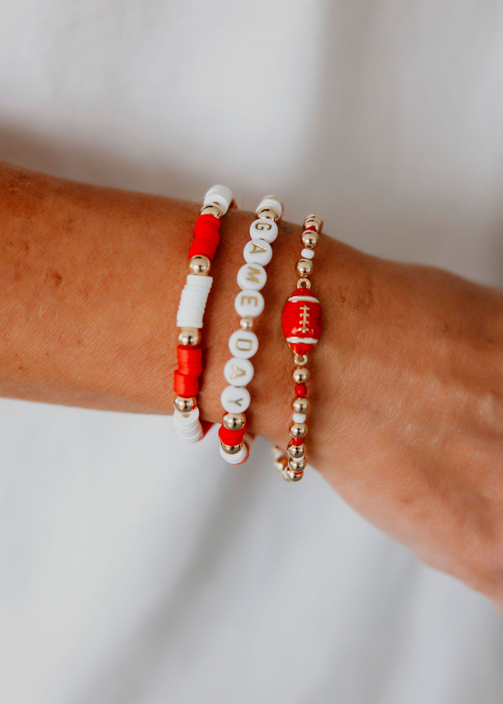 Game Day Beaded Bracelet