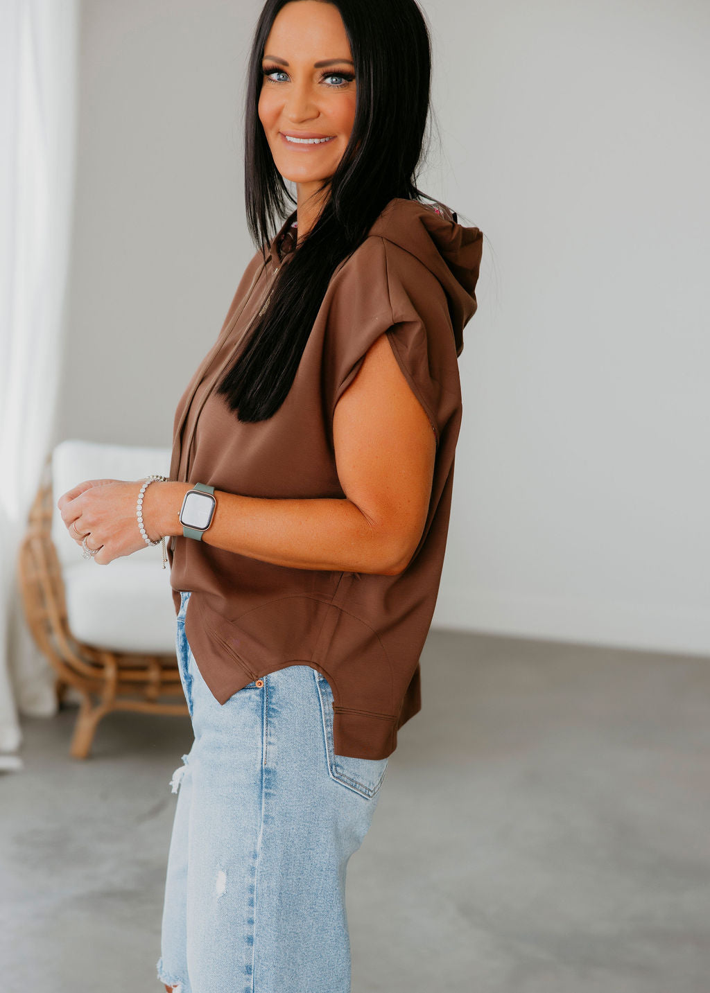 Retro Reset Sleeveless Hoodie