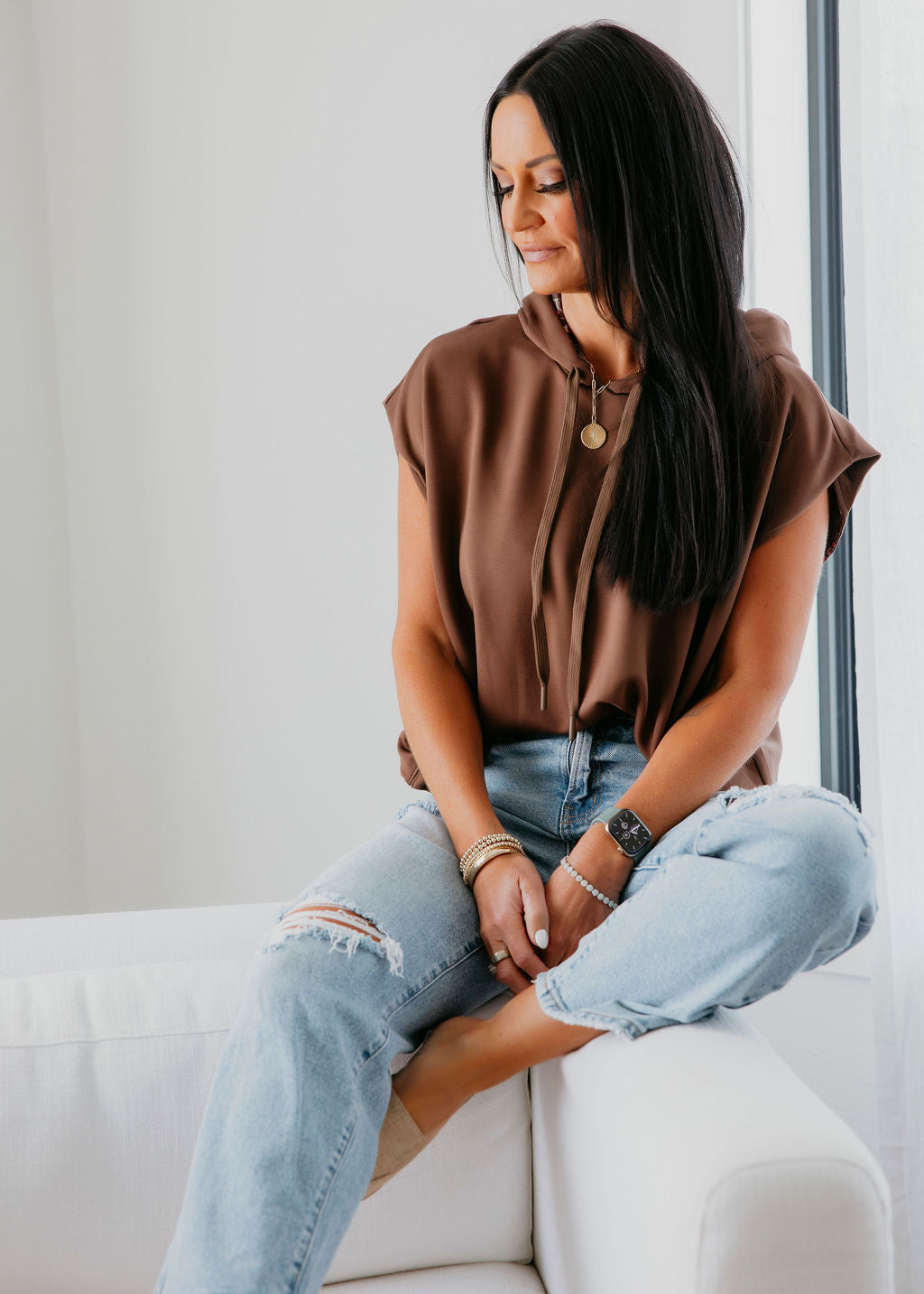 Retro Reset Sleeveless Hoodie