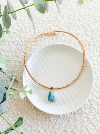 Marble Snake Chain Necklace