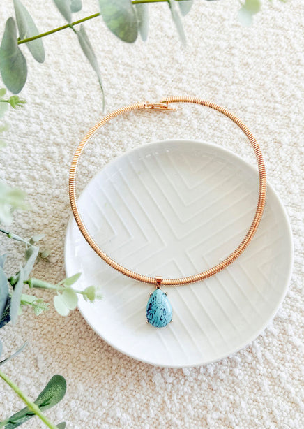 Marble Snake Chain Necklace product view