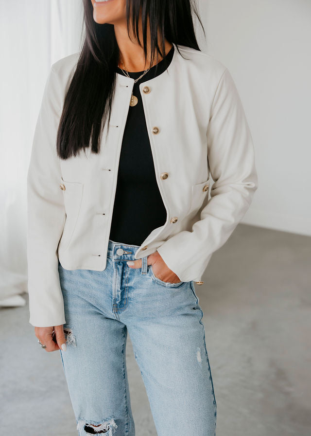 Cayli Faux Leather Jacket