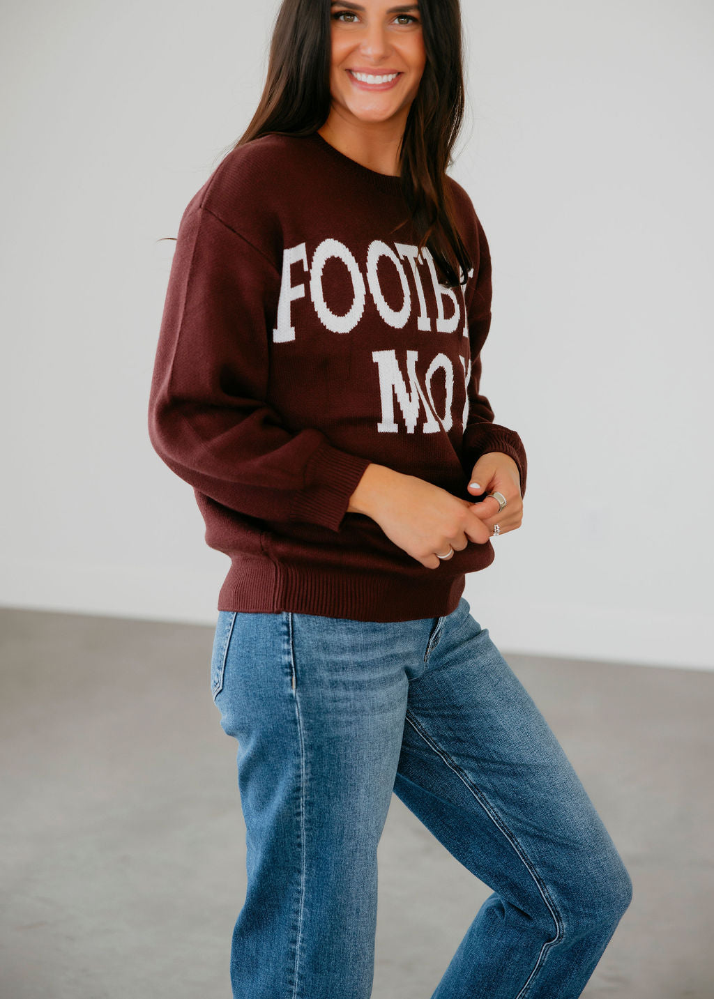 Football Mom Knit Sweater