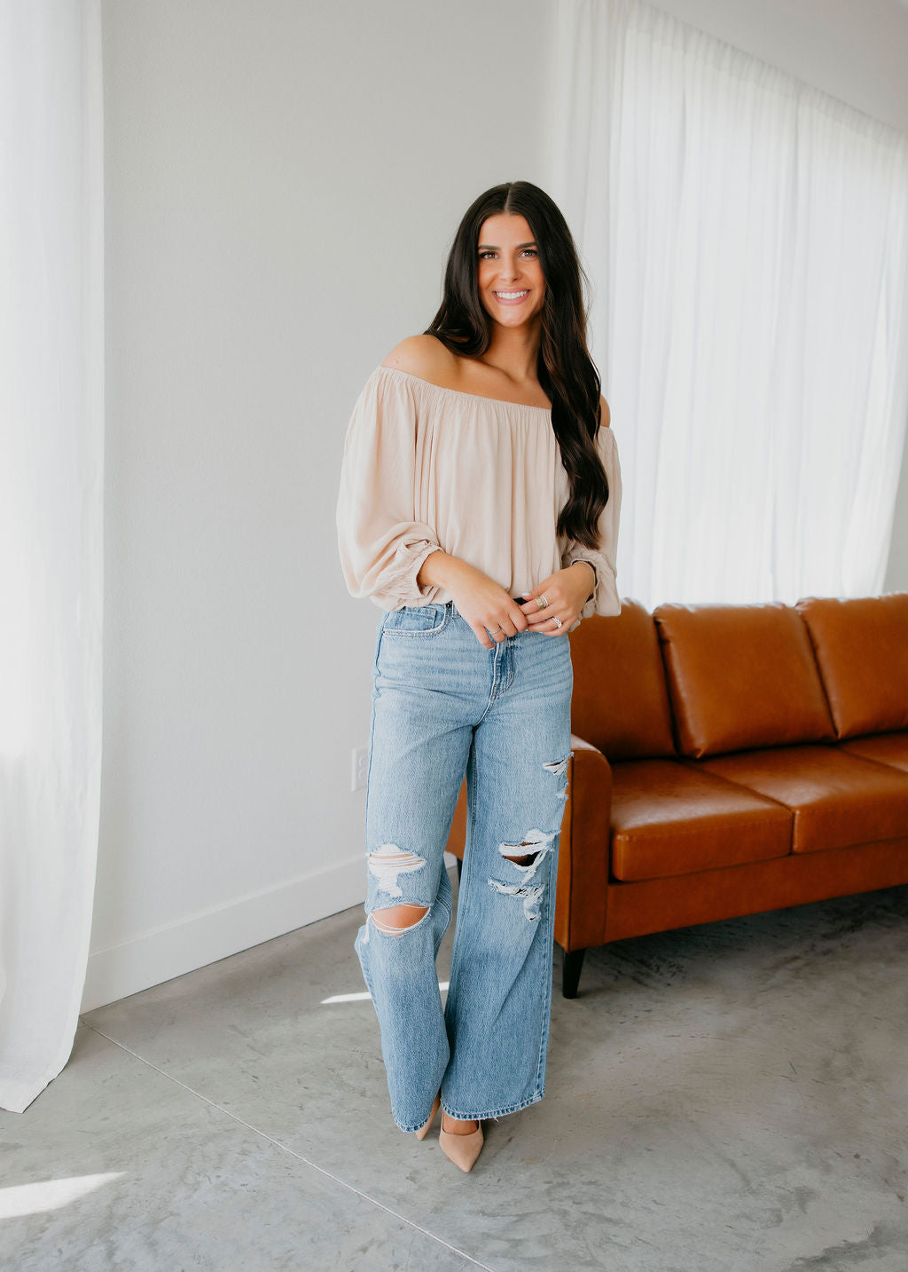 True Romance Off Shoulder Top