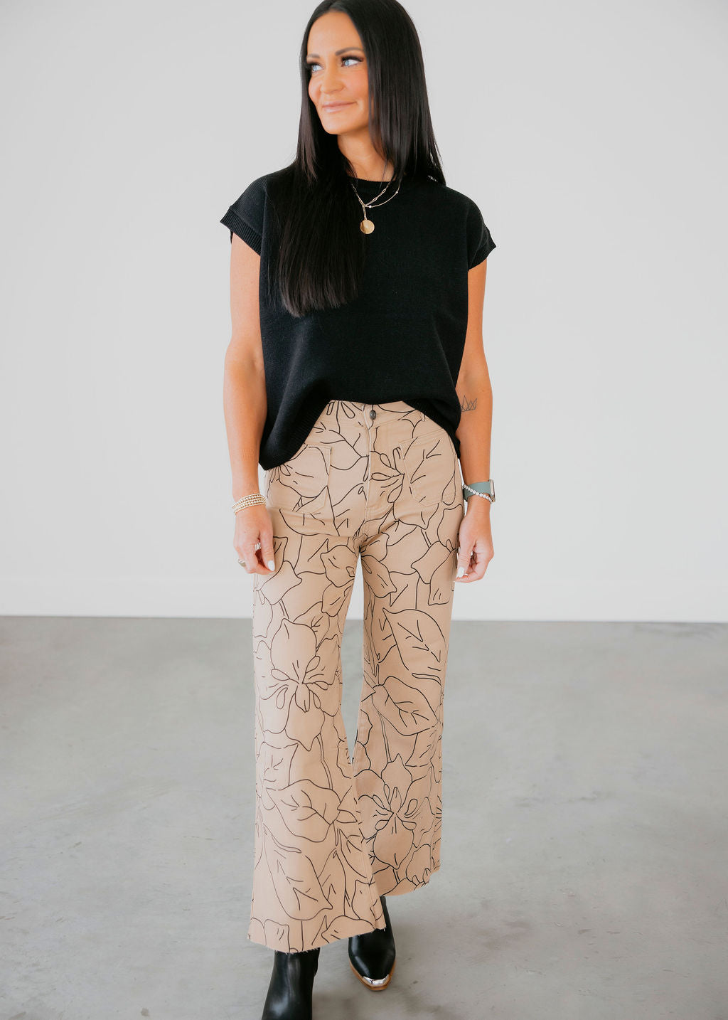Shonda Floral Wide Leg Pants